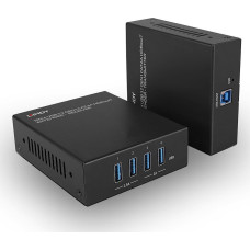 Lindy System przekazu sygnału AV Lindy LINDY USB 3.2 Gen 1 Cat.6A HDBaseT Extender 100m