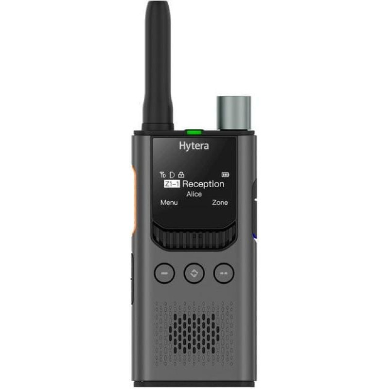 Hytera Radio DMR+analog HYT-S35, PMR446-446 MHz, 2200 mAh, BT V 5.0, Szare