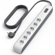 Belkin Listwa zasilająca przeciwprzepięciowa 650J, 6 gniazd Schuko, 2m