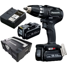 Panasonic Wiertarko-wkrętarka 18V Panasinic EY74A3 + Systainer + 2x 5.0Ah + ładowarka