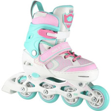 Nils Extreme Skrituļslidas NA14198 WHITE-TURQUOISE SIZE L(39-42)  IN-LINE SKATES NILS EXTREME