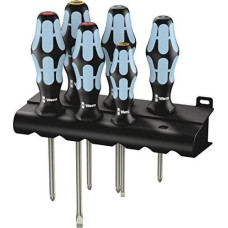 Wera Wera 3334/3350/3355/6 Rack - Screwdriver set, stainless steel