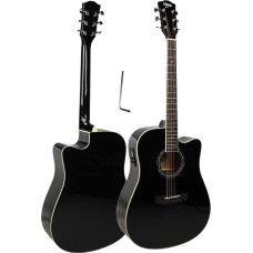V-Tone V-TONE VEAG1 CE BK gitara elektroakustyczna 4/4 dreadnought cutaway czarna