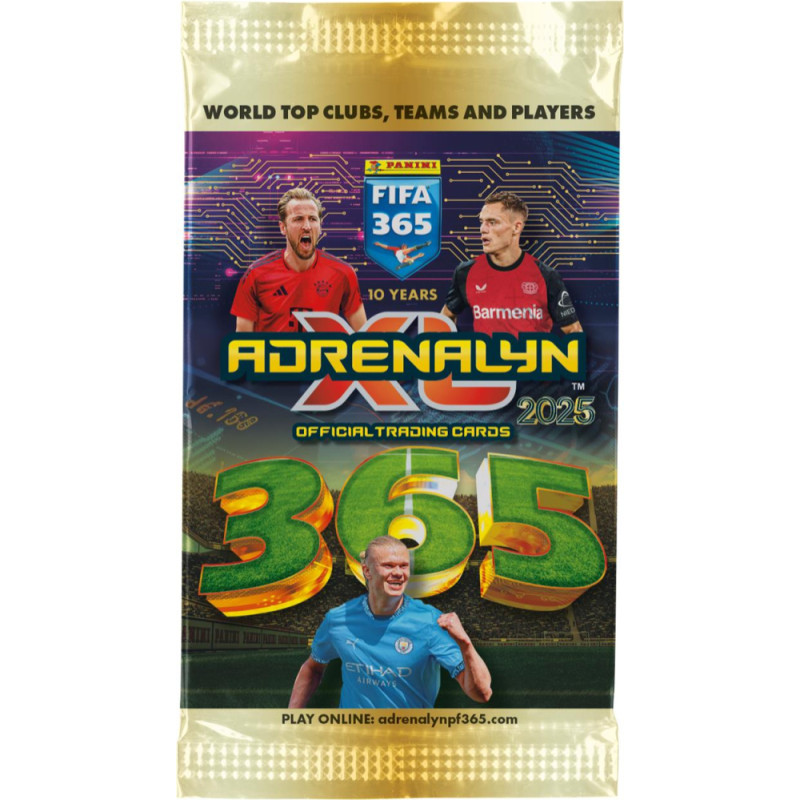 Panini Fifa 365: 2025 - Adrenalyn Display of 24 Packs (6 cards per pack)