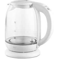 Eldom czajnik szklany lumi, poj. 1,7 l,reg temp. wody, 2200 w,biały c510b