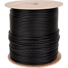 Cabletech Kabel koncentryczny F690 BV+ŻEL CZARNY 305m