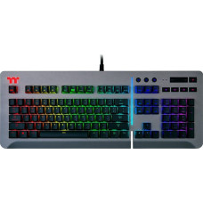 Thermaltake Klawiatura Thermaltake Level 20 RGB Titanium Cherry MX RGB Blue (KB-LVT-BLSRUS-01)