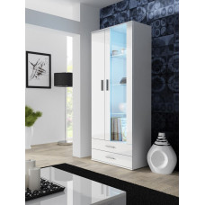 Cama Meble Cama display cabinet SOHO S6 2D2S white/white gloss