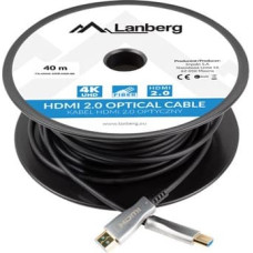 Lanberg CA-HDMI-20FB-0400-BK optical cable HDMI M/M 40m v2.0 4K AOC