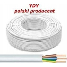 Q-Lantec Przewód Q-Lantec Przewód elektryczny YDY(żo) 3x1.5 450/750V (100m) (EE0002) Q-LANTEC