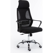 Top E Shop Topeshop FOTEL NIGEL CZERŃ office/computer chair Padded seat Mesh backrest