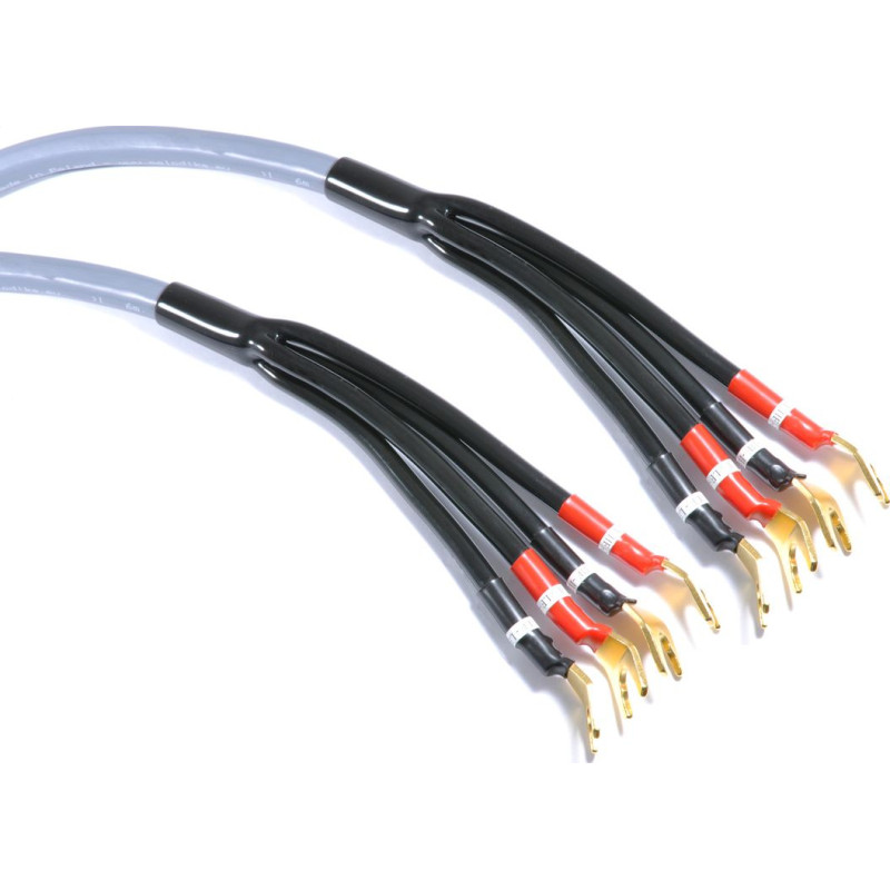Melodika Kabel Melodika Widły - Widły 7.5m szary
