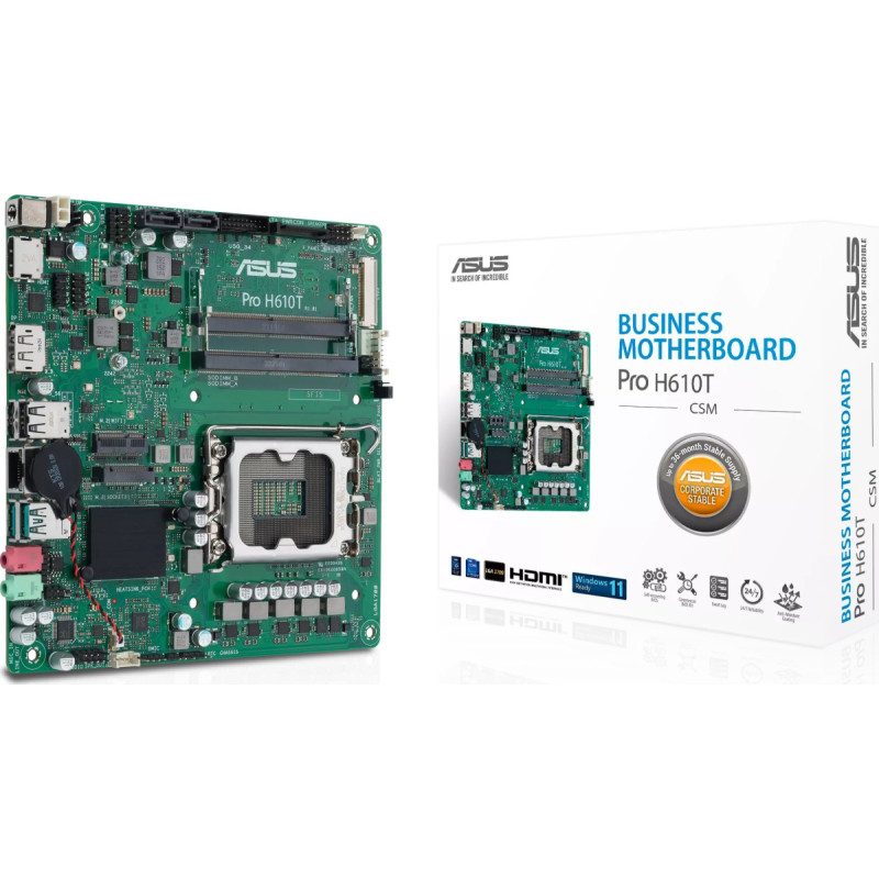 Asus Płyta główna Asus PRO H610T-CSM