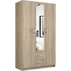 Topeshop SZAFA ROMANA LUSTRO 120cm SONOMA