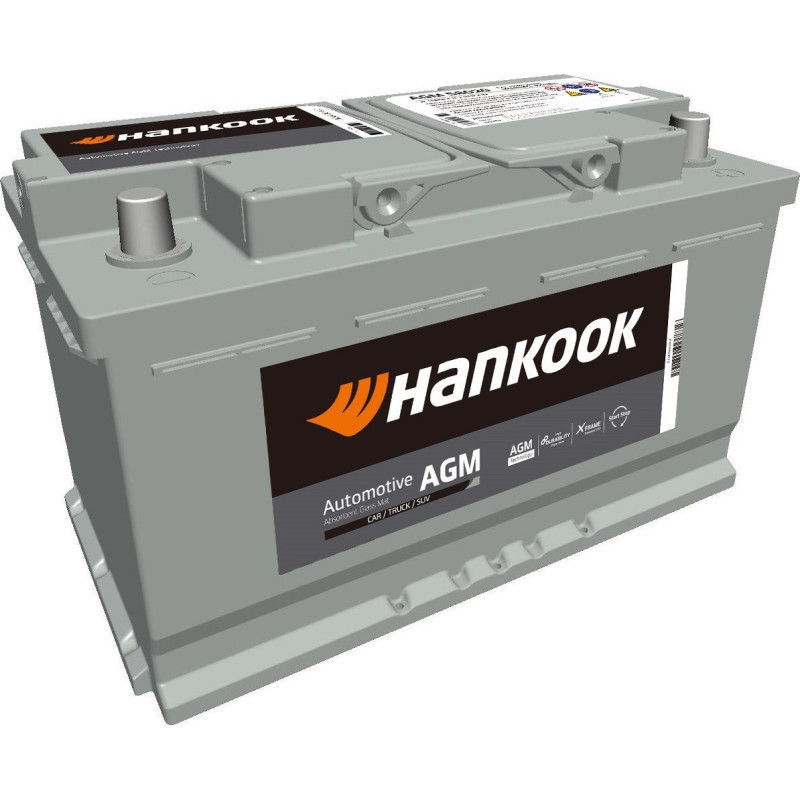 Maxgear Akumulator HANKOOK 12V 80Ah/800A START&STOP AGM (P+ standardowy) 314x174x190 B13 (agm/rozruchowy)