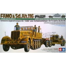 Tamiya Plastic model FAMO and Tank Transporter
