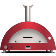 Alfa Forni Moderno 5 Pizze Hybrid Antik Rot