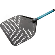 Gi.metal Gi.Metal Evoluzione Rectangular Perforated Pizza Peel 36x36 cm Handle 30 cm