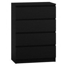 Top E Shop Topeshop M4 CZERŃ chest of drawers