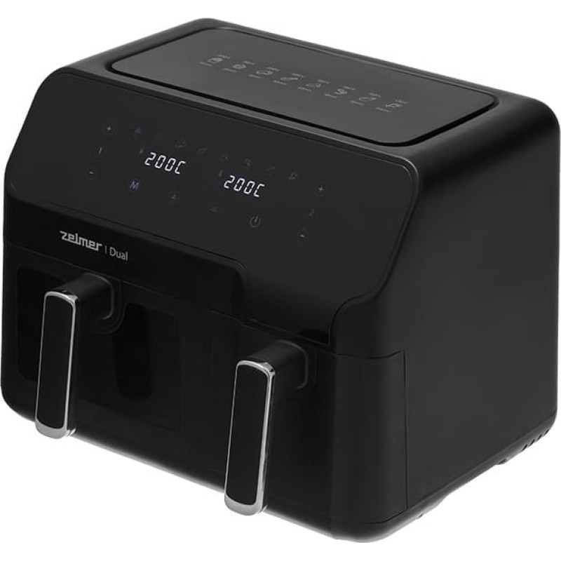 Zelmer ZAF9000 Air Fryer 5.5 l + 3.5 l 2700 W black