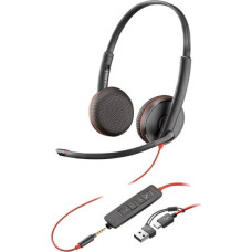Plantronics BlackWire C3225 USB-C and USB-C/A