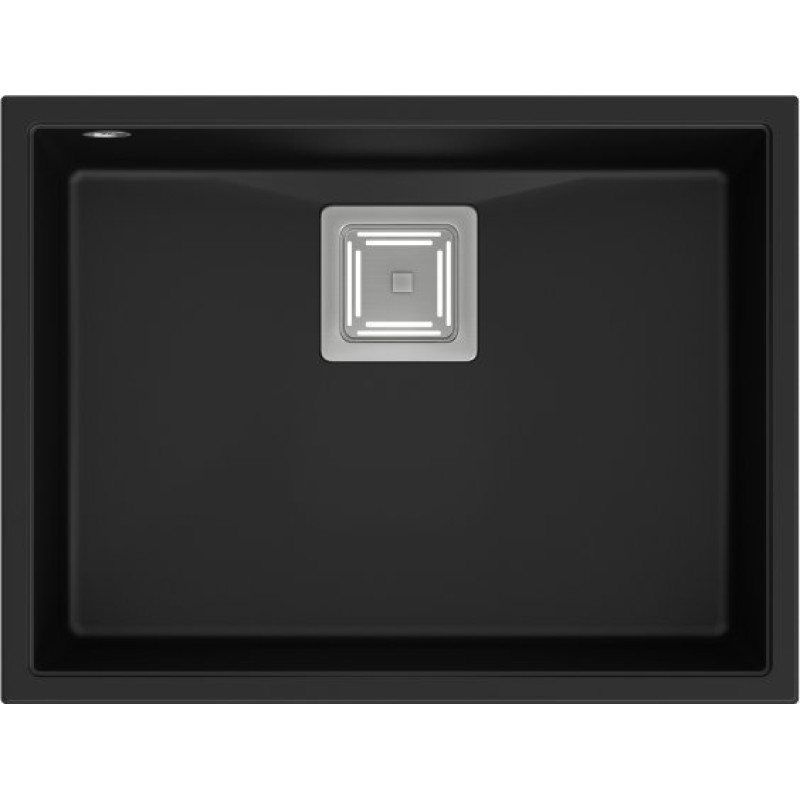 Quadron Zlewozmywak Quadron DAVID 50 GraniteQ pure carbon/elementy stalowe