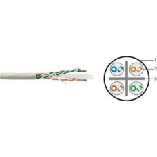 Lynx Cs Kabel instalacyjny LYNX, Cat6, drut, LS0H, 305m box (LX-SLD-UTP6-LSZH-GR)