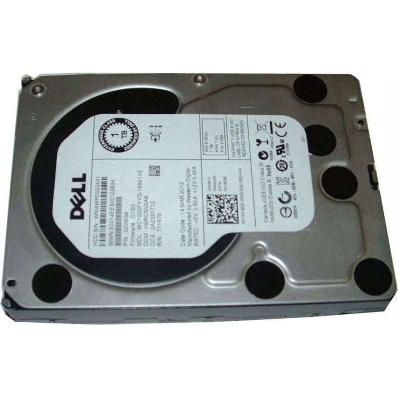Dell Dysk serwerowy Dell 1TB 3.5'' SAS-2 (6Gb/s)  (0V8G9)