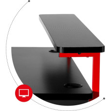 Huzaro Hero 5.0 computer desk Black, Red