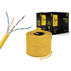 Gembird UPC-5004E-SOL-Y CAT5e UTP LAN cable (CCA), solid, 305m, yellow