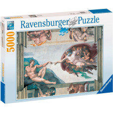 Ravensburger Puzzle: Michelangelo Creation Of Adam (5000pcs) (17408)