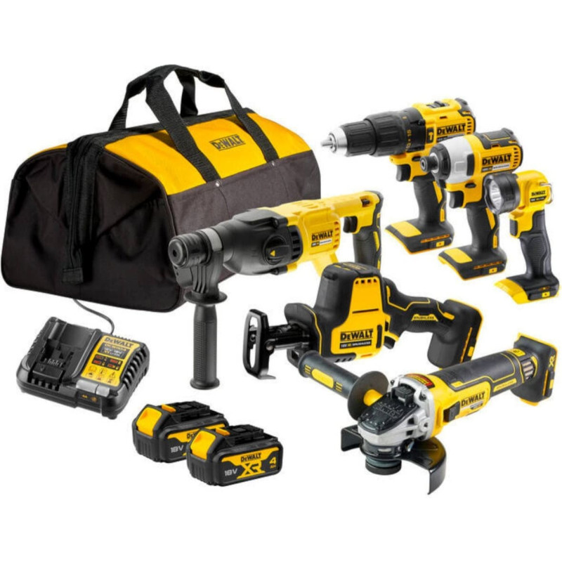 Dewalt ZESTAW COMBO 18V DCK607M2 6-EL. 2x4,0Ah