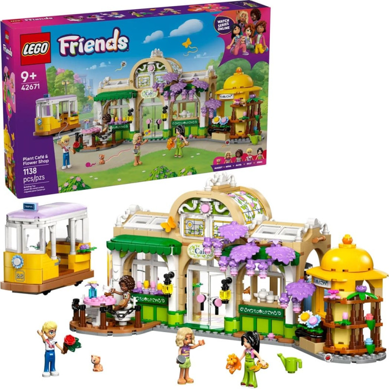 Lego Klocki Friends 42671 Zielona kawiarnia i kwiaciarnia