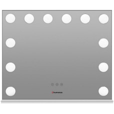 Humanas Lusterko kosmetyczne Humanas Lustro do makijażu HS-HM02 z oświetleniem LED - białe