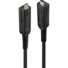 Lindy Kabel Lindy Cable Lindy Fibre Optic Hybrid microHDMI 50m Black
