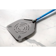 Gi.metal Gi.Metal Napoli Rectangular Perforated Pizza Peel 36x36 cm Handle 60 cm