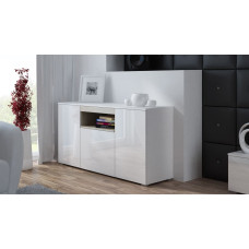 Cama Meble Cama sideboard VIVA 150 white/white gloss + sonoma oak