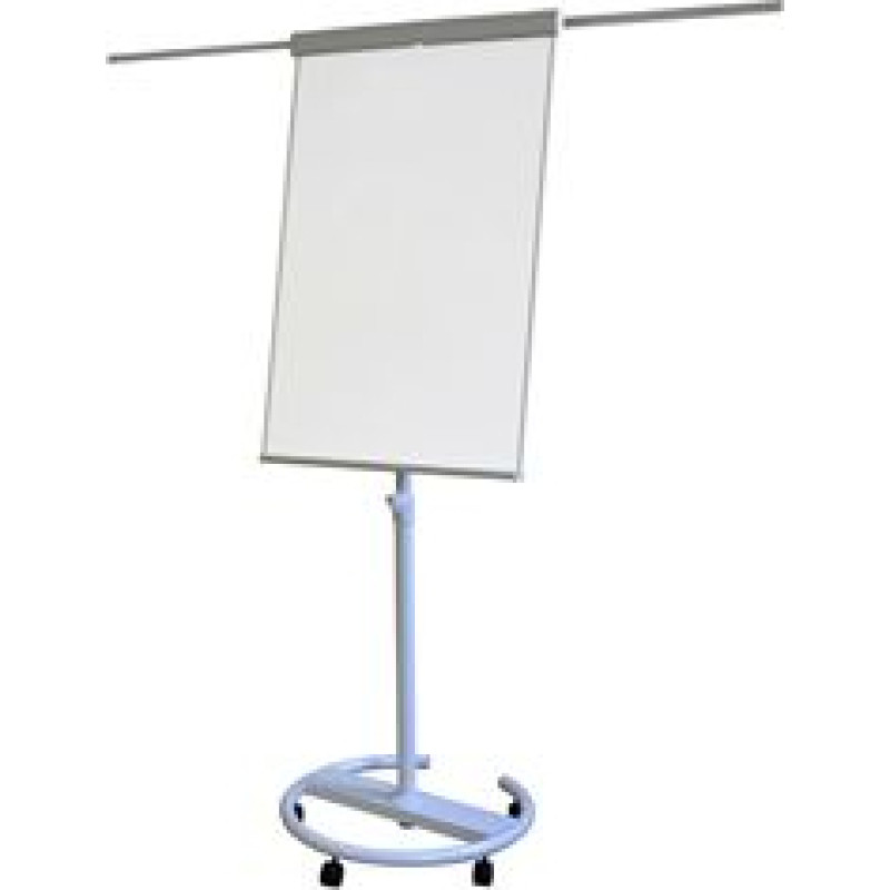 Memoboards Flipchart Memoboards FLIPCHART SUCHOŚCIERALNO-MAGNETYCZNY MOBILNY CIRCLE Z DWOMA RAMIONAMI PROFESSIONAL 105X68XH220CM. (FM11C)