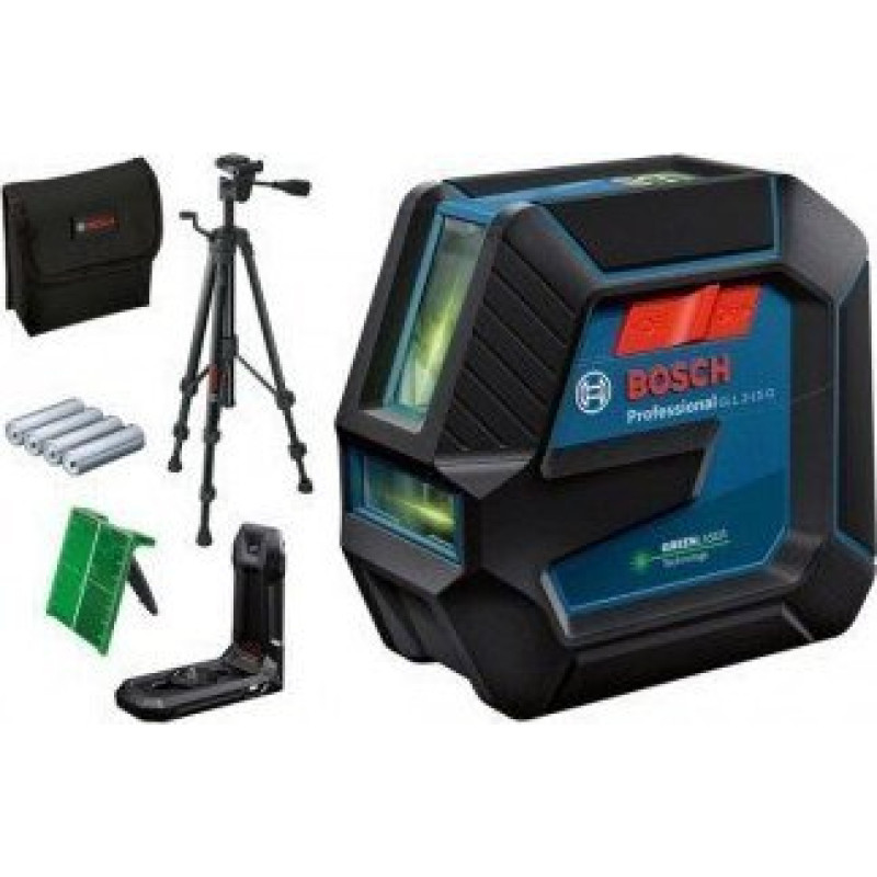 Bosch GLL2-15G+LB10+BT150+pokrowiec+tarcza celownicza