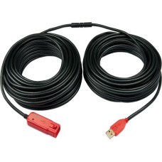 Lindy Kabel USB Lindy USB-A - USB-A 30 m Czarny (42923)