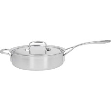 Demeyere 5-PLUS Sauté frying pan with 2 handles and lid, 40850-853-0 - 24 CM