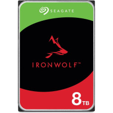 Seagate HDD|SEAGATE|IronWolf|8TB|SATA 3.0|256 MB|7200 rpm|Discs/Heads 5/10|3,5