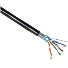 Lynx Cs Kabel instalacyjny Cat5E, drut, PVC, 305m (LX-SLD-FTP5E-OUTDJP-BK)