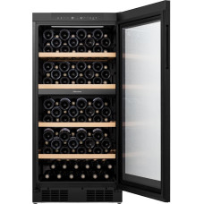 Bosch Hisense  108 pudeles  augstums 127 cm  melna - Vina skapis