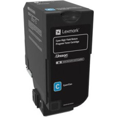 Lexmark Toner Lexmark 74C2HC0 Cyan Oryginał  (74C2HC0)