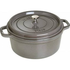 Staub Garnek żeliwny okrągły - Grafitowy, 2.2 ltr