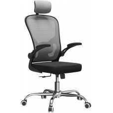 Top E Shop Topeshop FOTEL DORY SZARY office/computer chair Padded seat Mesh backrest