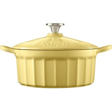 Mellow Yellow BUYDEEM Emaliowane naczynie żeliwne 2,9L, model CP521, kolor Mellow Yellow