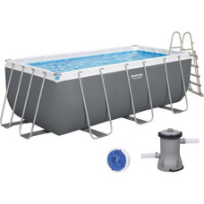 Bestway Basen Stelażowy Naziemny Bestway 56456 Power Steel