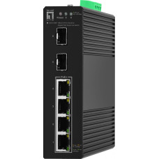 Levelone Switch LevelOne LevelOne IGS-2106P łącza sieciowe Zarządzany L2 Gigabit Ethernet (10/100/1000) Obsługa PoE Czarny
